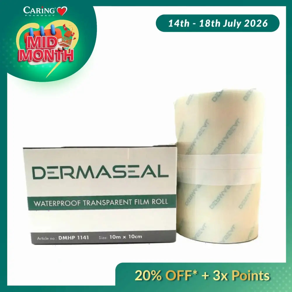 DERMASEAL WATERPROOF ROLL 10CM 10M