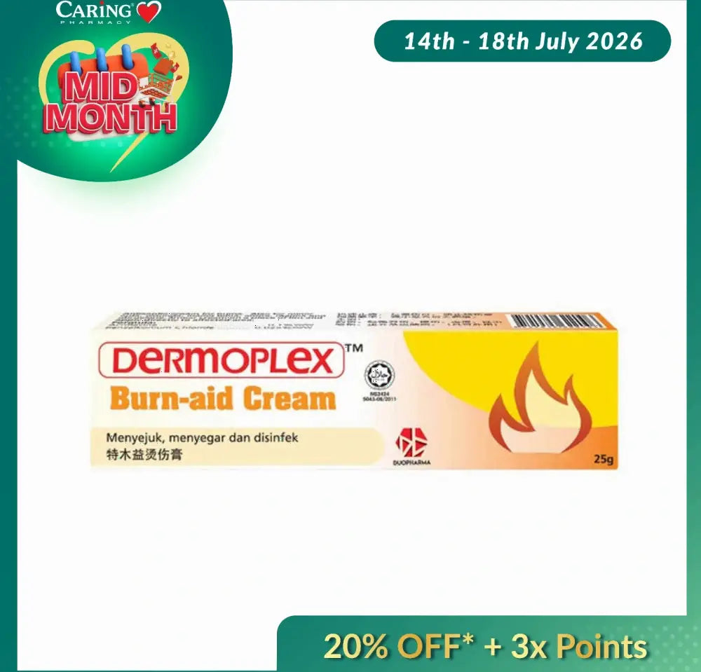 DERMOPLEX BURN AID CREAM 25G