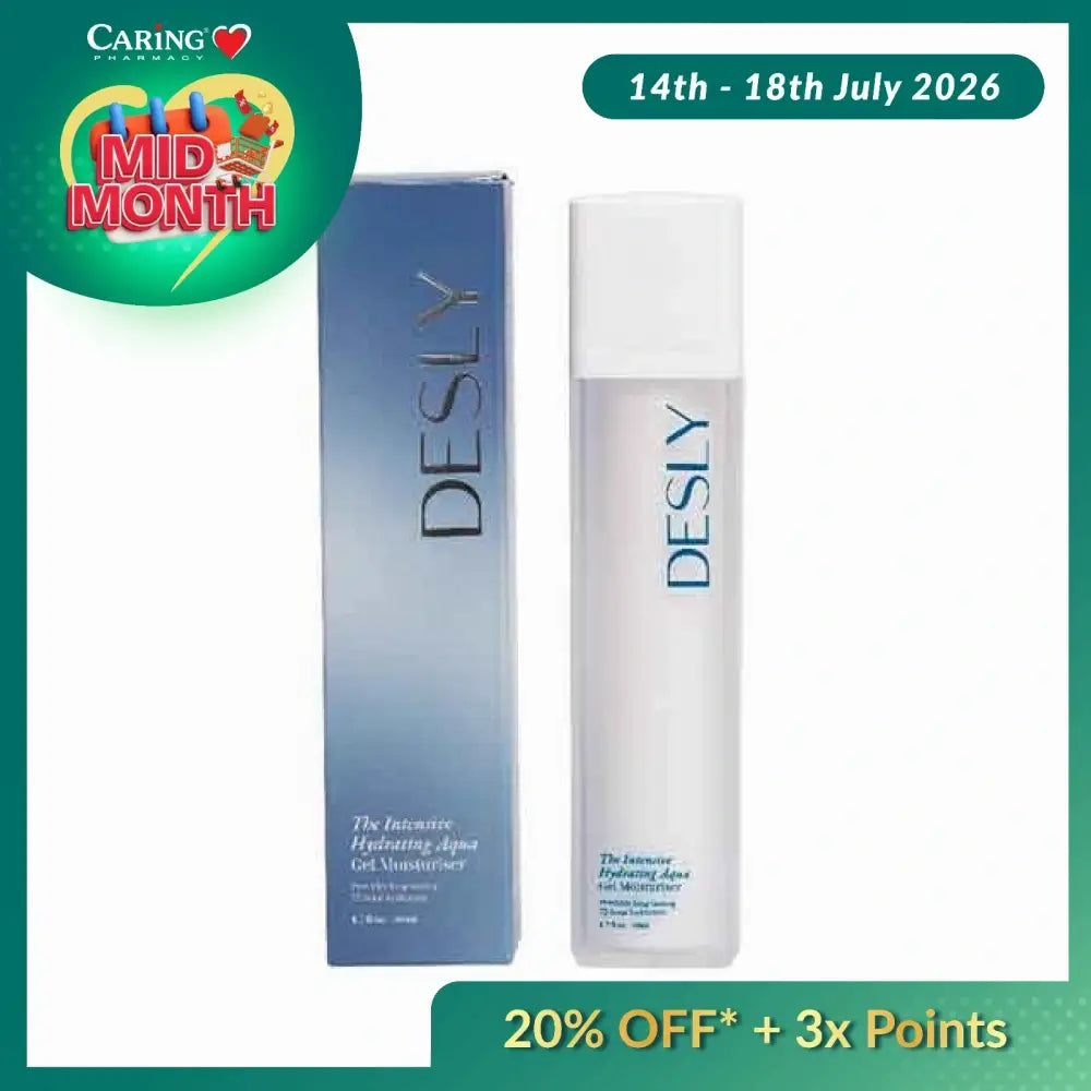 DESLY INTENSIVE HYDRATING AQUA GEL MOISTURISER 50ML