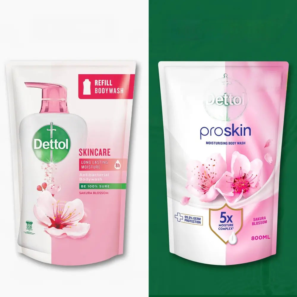 DETTOL PROSKIN BODY WASH SAKURA BLOSSOM REFILL 800G