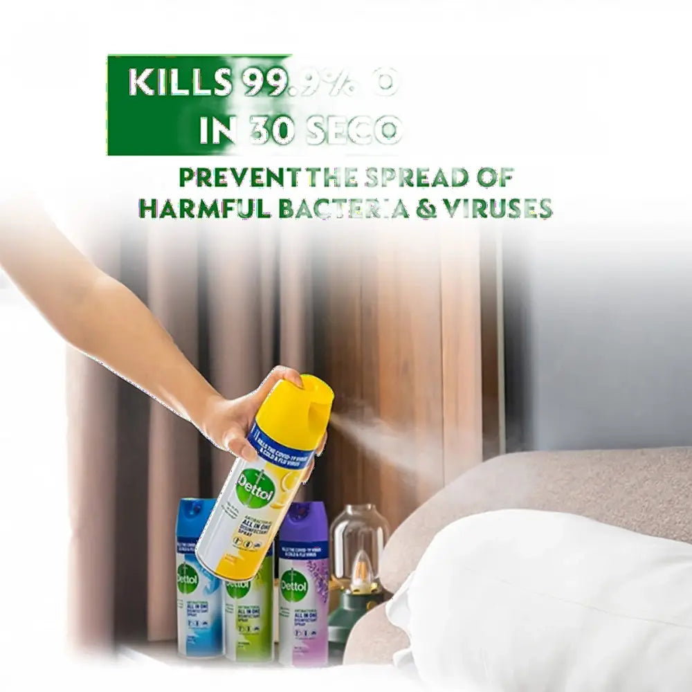 DETTOL SPRAY LEMON 450ML