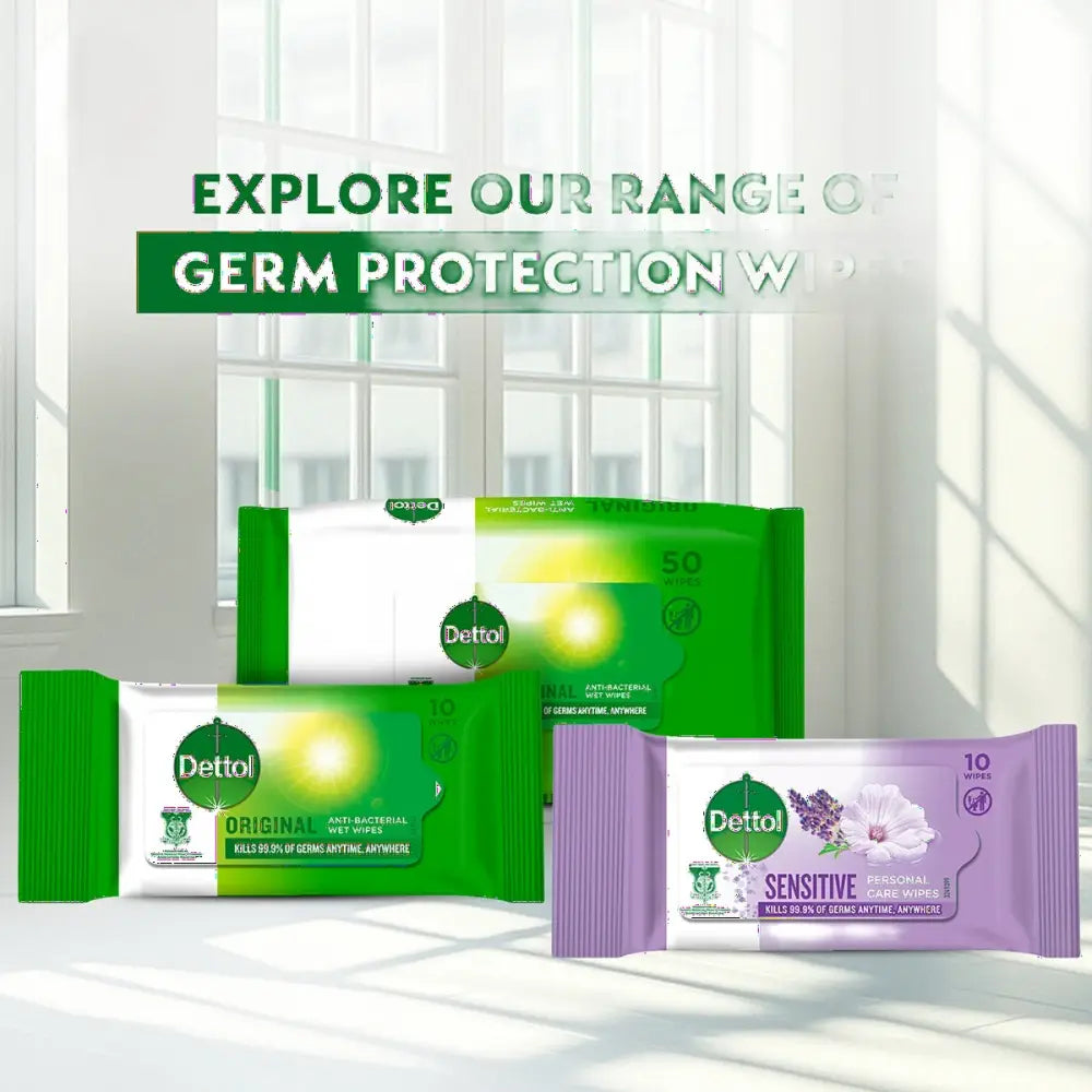 DETTOL WIPES ANTIBACTERIAL 10SX3