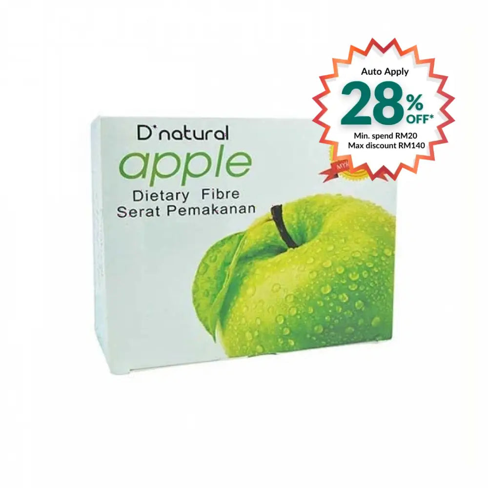 DNATURAL APPLE DIETARY FIBRE 20SG 15S