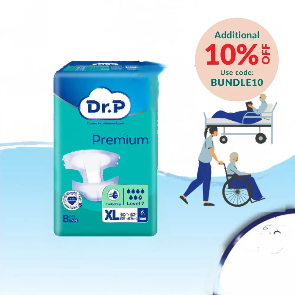 Dr P Premium Diaper Xl 8S × 8