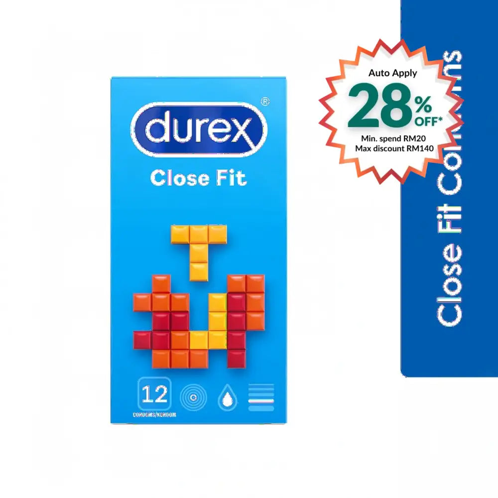 DUREX CLOSE FIT 12S