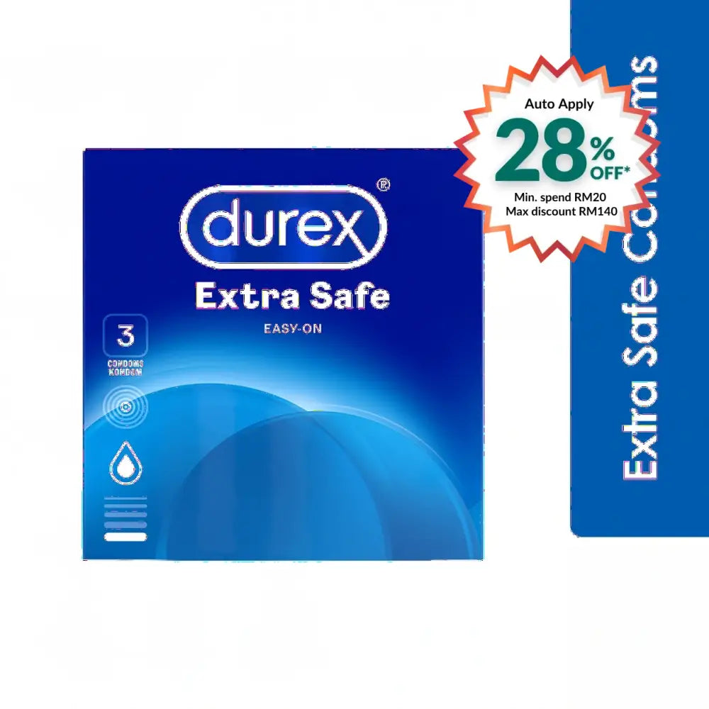 DUREX EXTRA SAFE EASY ON 3S