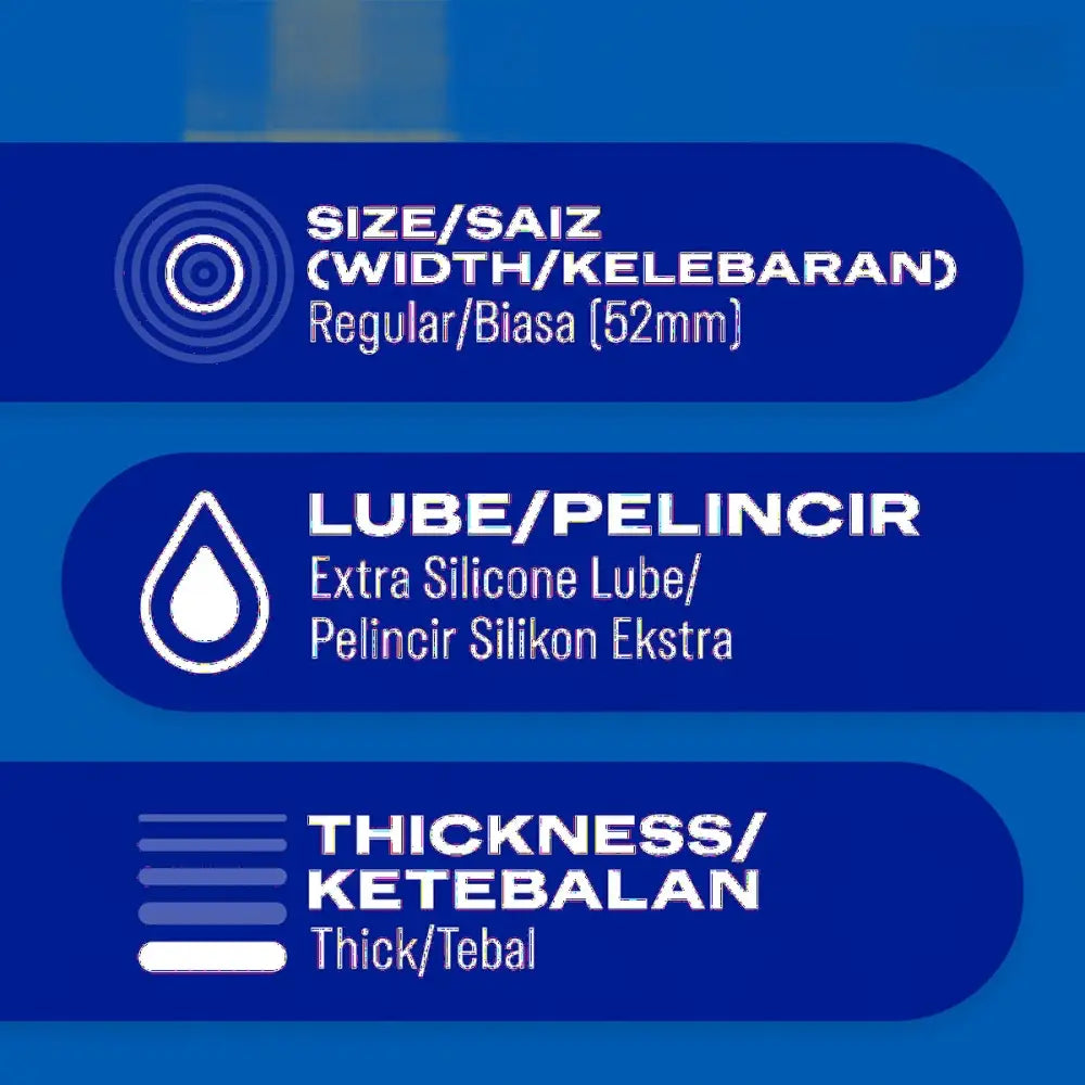 DUREX EXTRA SAFE EASY ON 3S