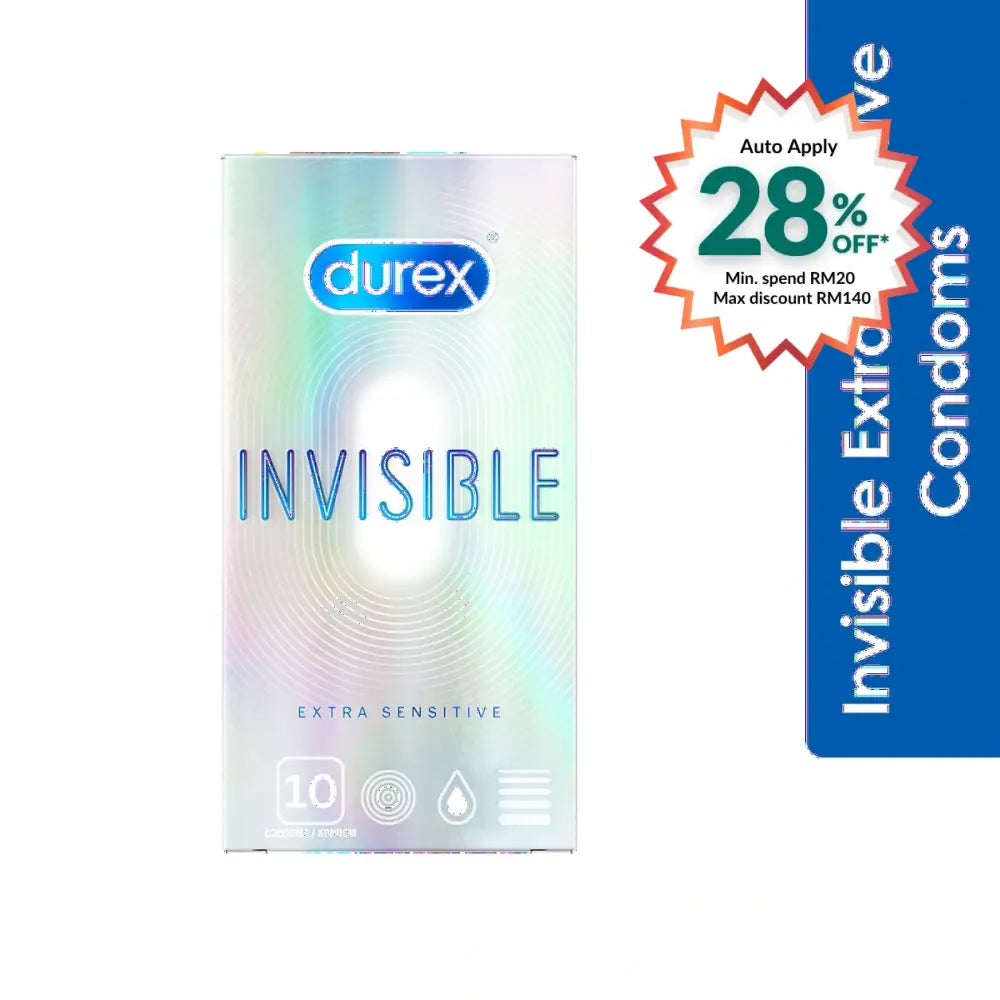 DUREX INVISIBLE EXTRA SENSITIVE 10S