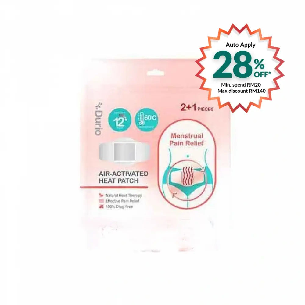 DURIO XTRASOOTHE AIR-ACTIVATED HEATPATCH 3S