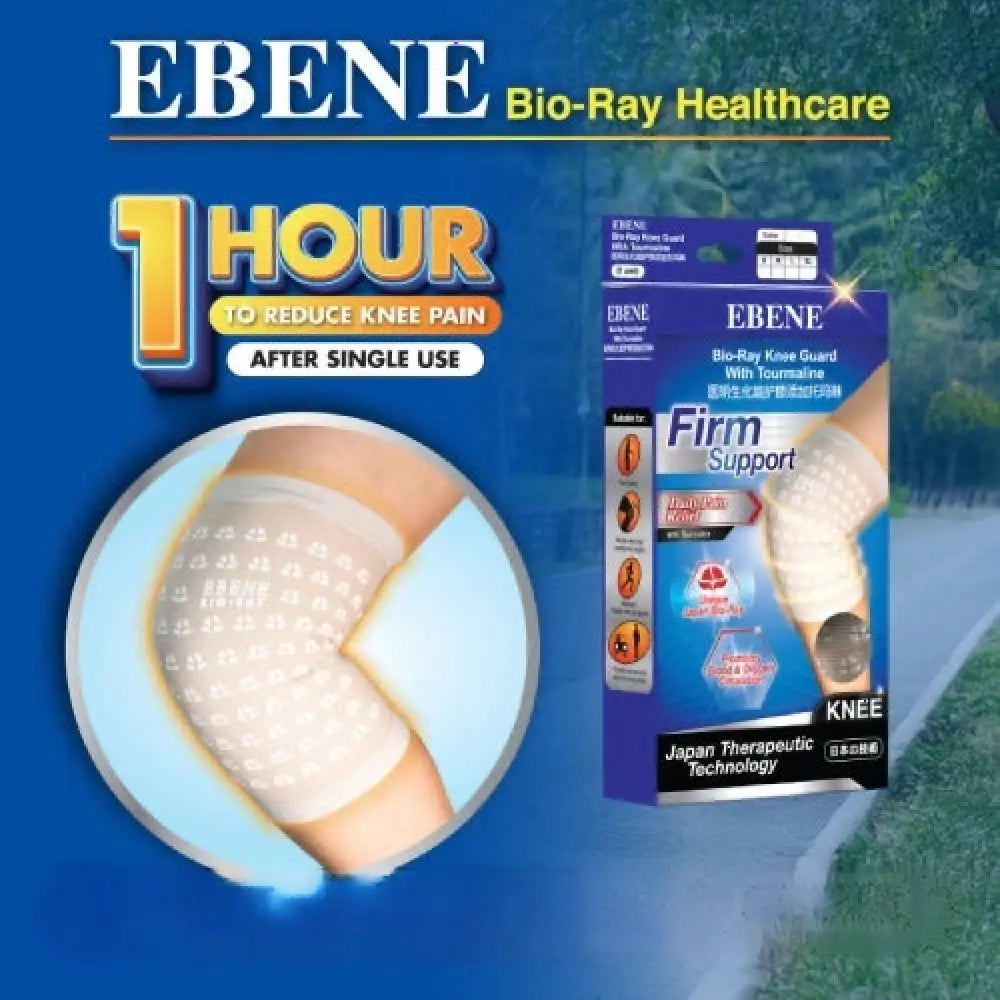 EBENE BIO RAY KNEE GUARD W TOURMALINE + MEN SOCKS M