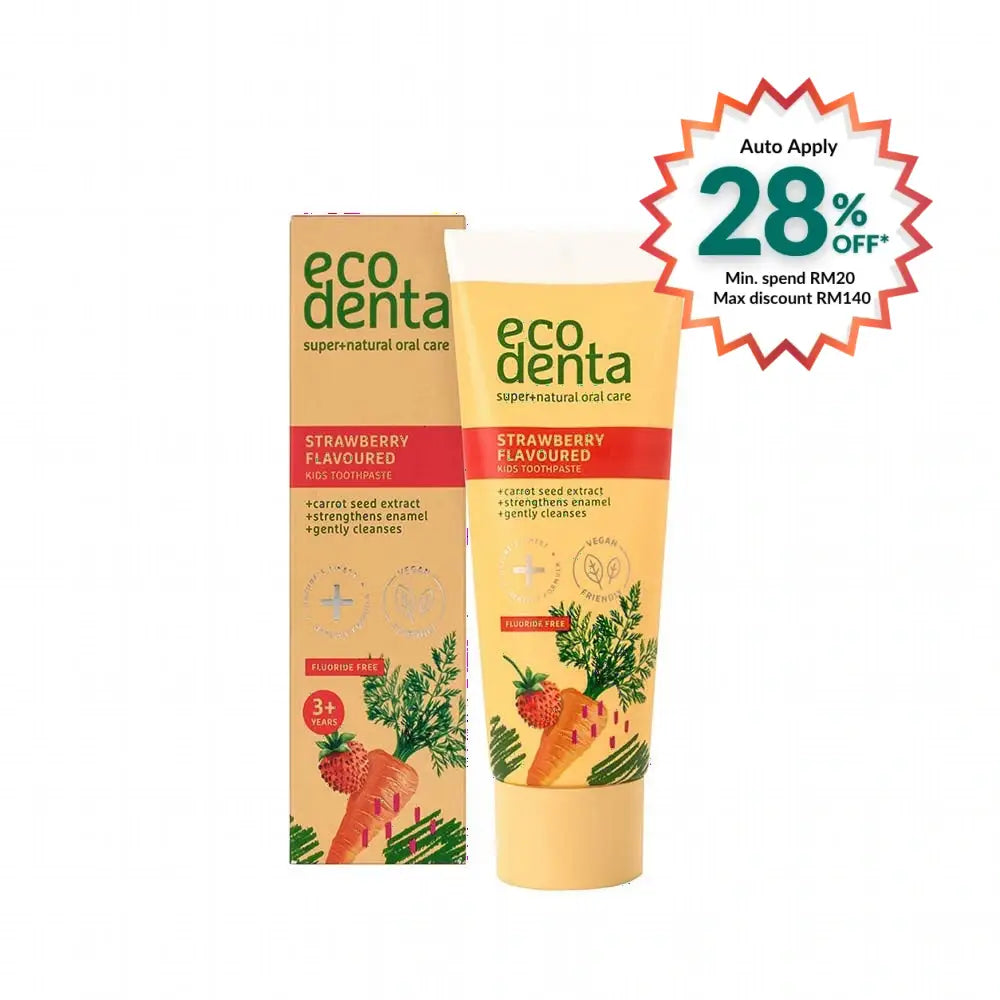 ECODENTA TOOTHPASTE KIDS WILD STRAWBERRY 75ML
