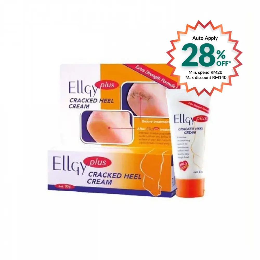 ELLGY PLUS CRACKED HEEL CREAM 50G