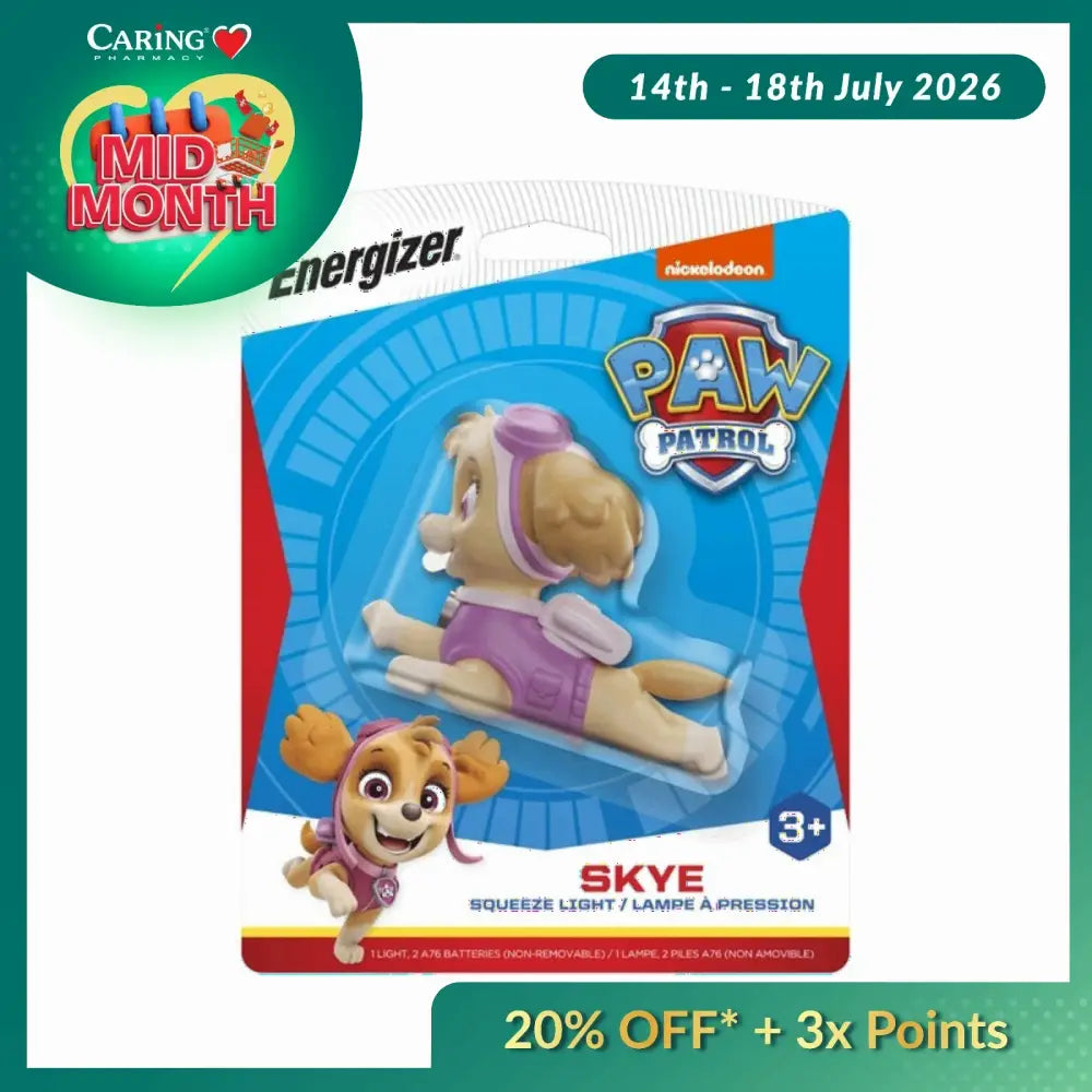 ENERGIZER PAW PATROL SQUEEZE LIGHT- SKYE