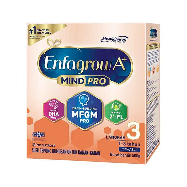Enfagrow A+ Mindpro Step 3 Malaysia 500g Powder Formula for Children 1-3 Years