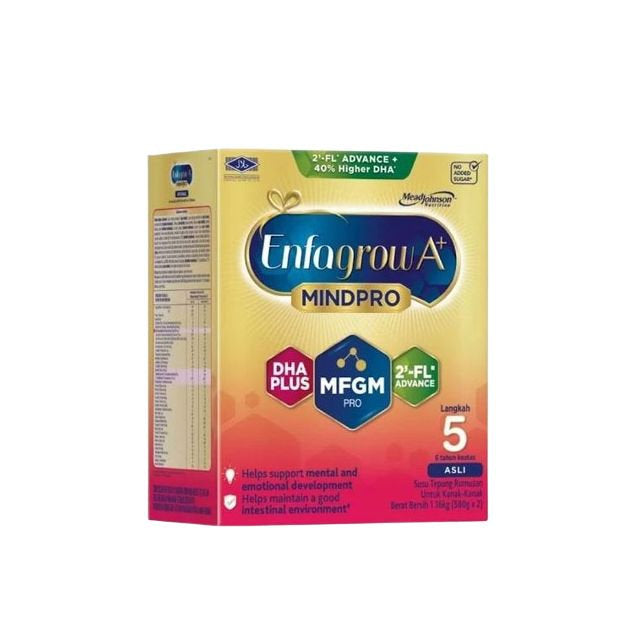 Enfagrow A+ MindPro Step 5 milk powder box designed for mental and emotional development support