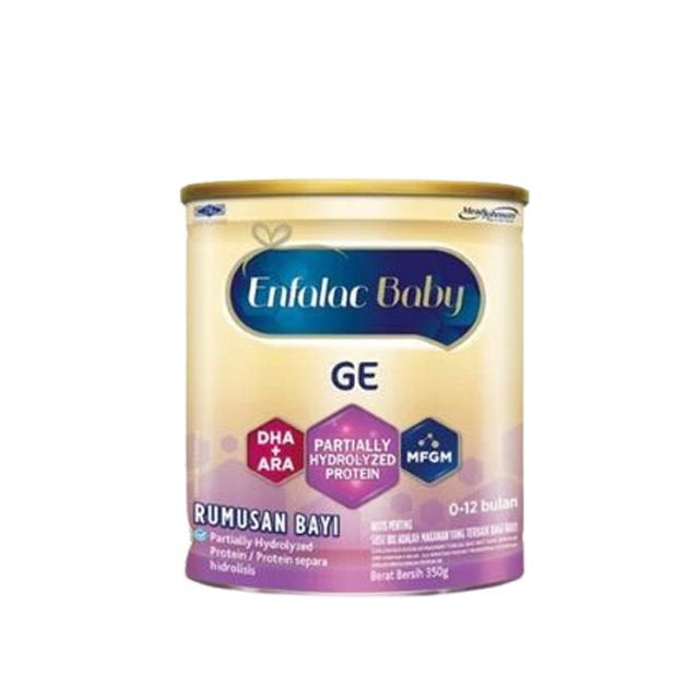 Enfalac A+ Gentlease baby formula can in yellow with DHA and ARA for infants 0-12 months