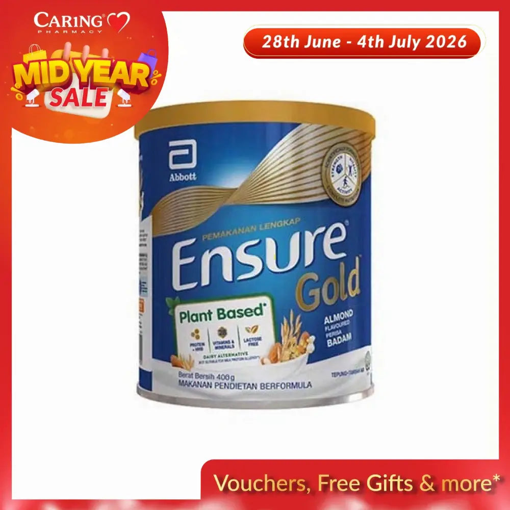 ENSURE GOLD (HMB) PLANT BASED ALMOND 400G