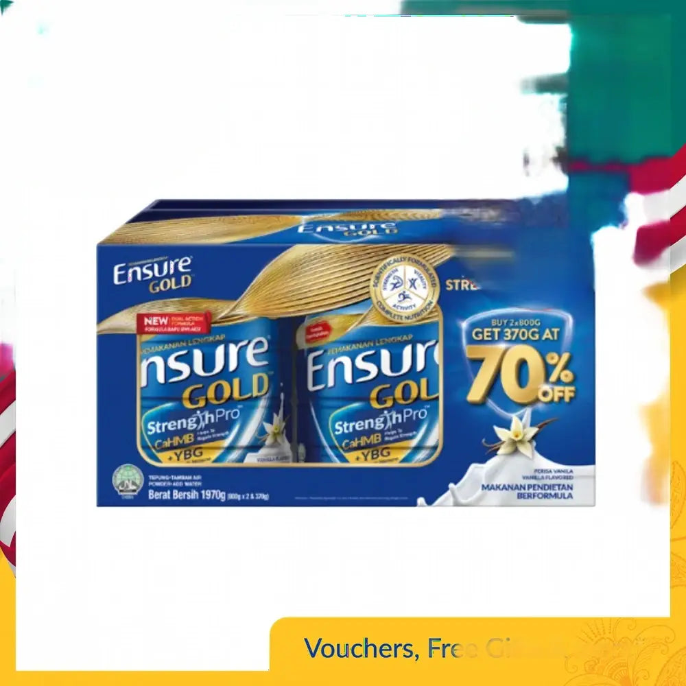 ENSURE GOLD VAN 1.97KG VALUE PACK (800GX2 + 370G)