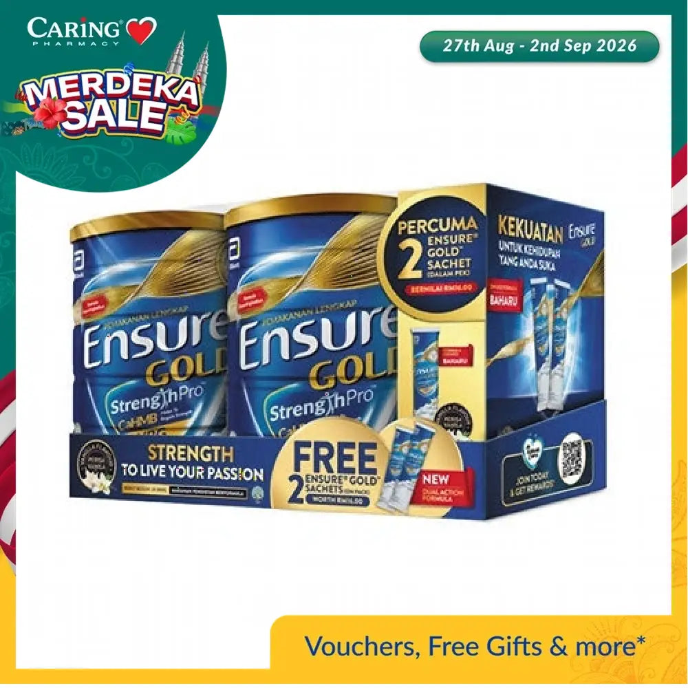 ENSURE GOLD VANILLA 800G 2S FOC 2 SACHETS