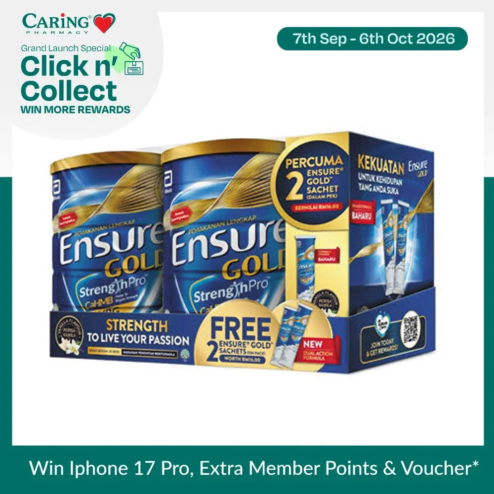 ENSURE GOLD VANILLA 800G 2S FOC 2 SACHETS