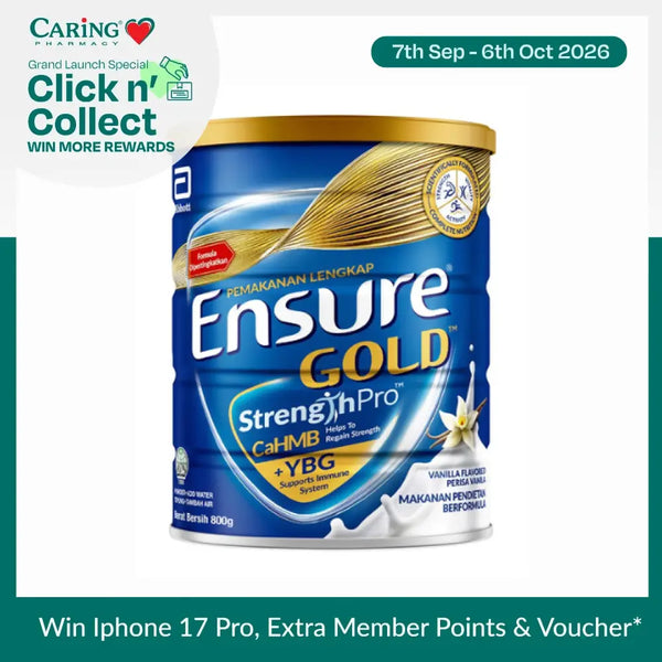 ENSURE GOLD VANILLA 800G