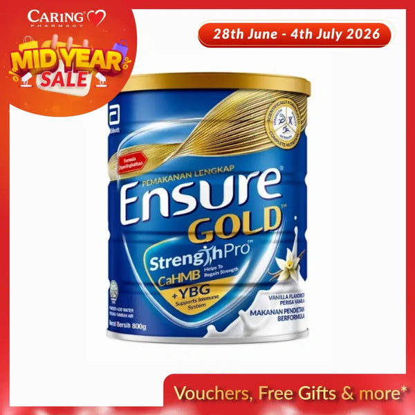 ENSURE GOLD VANILLA 800G