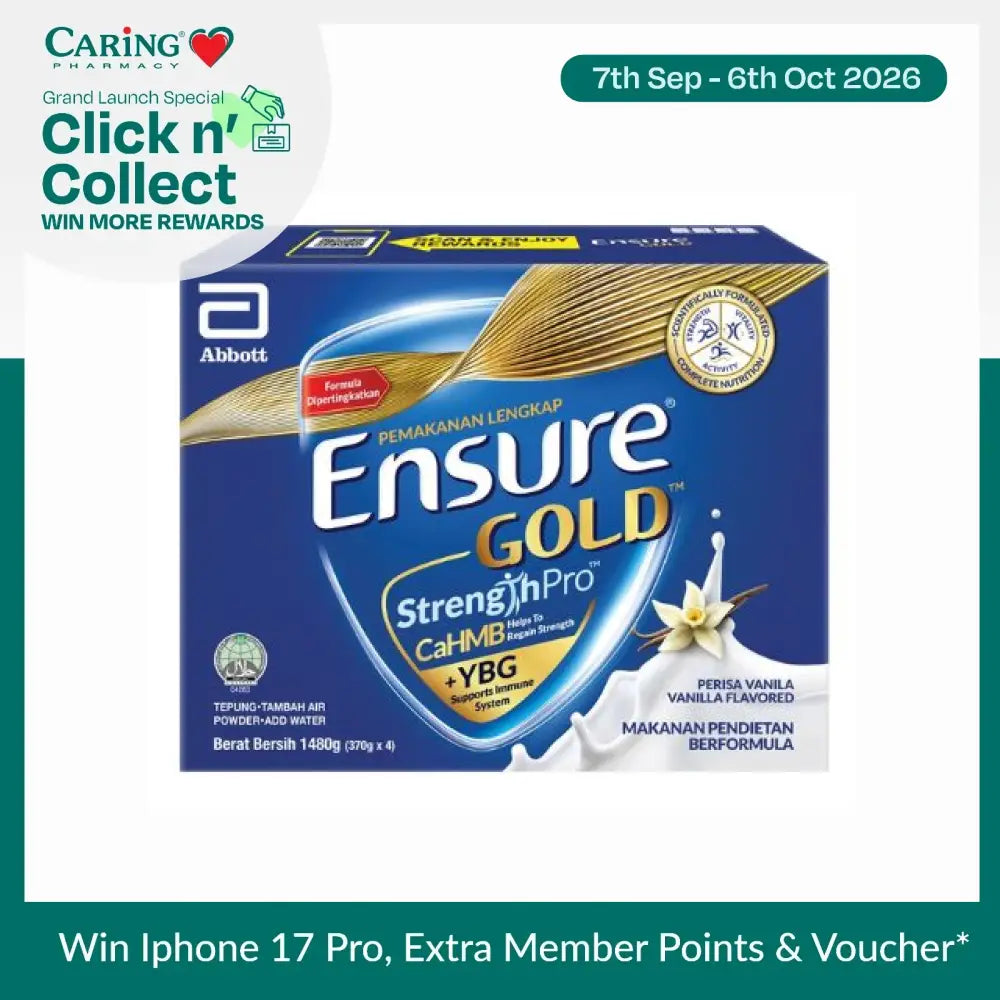 ENSURE GOLD VANILLA BIB 1.48KG