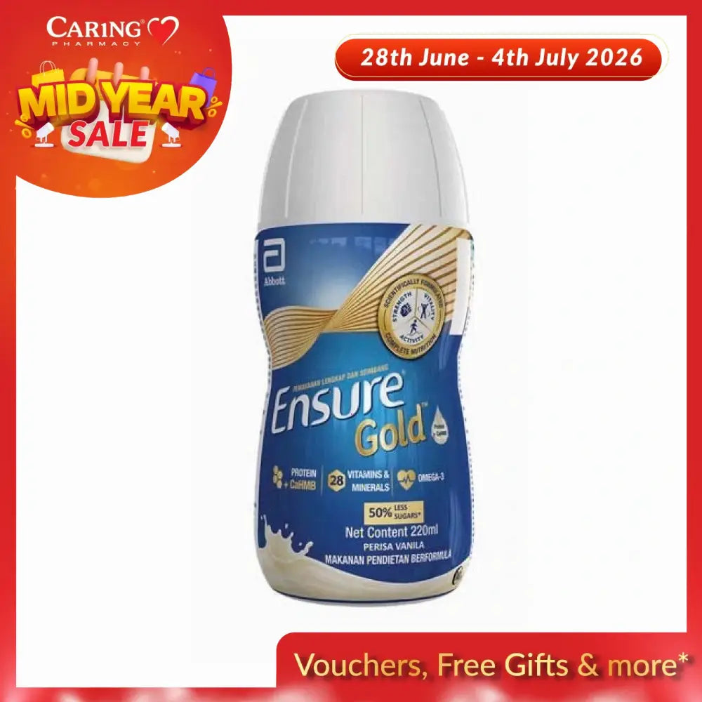 ENSURE GOLD VANILLA RPB 220ML