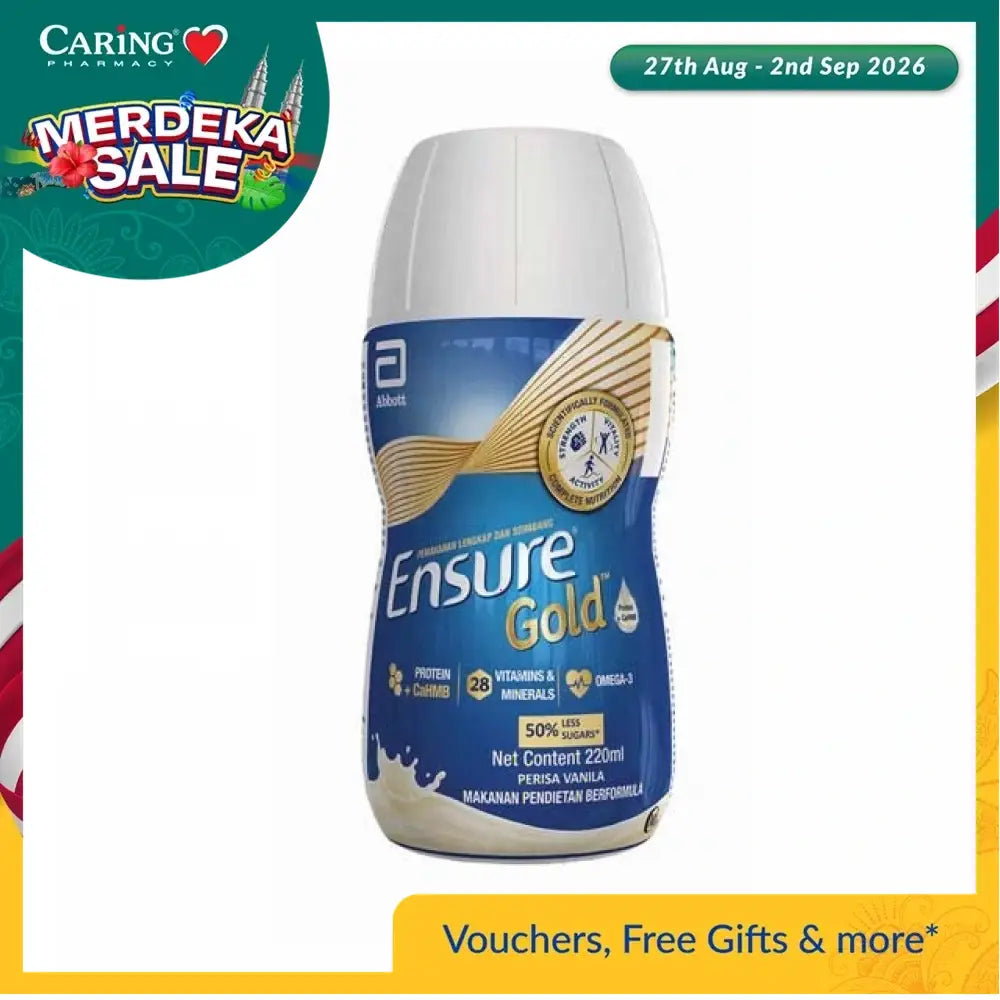 ENSURE GOLD VANILLA RPB 220ML