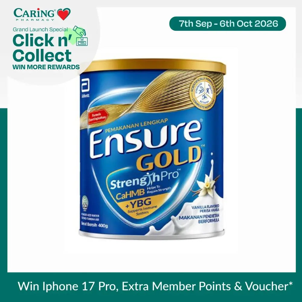 ENSURE GOLD VANILLA WITH HMB 400G