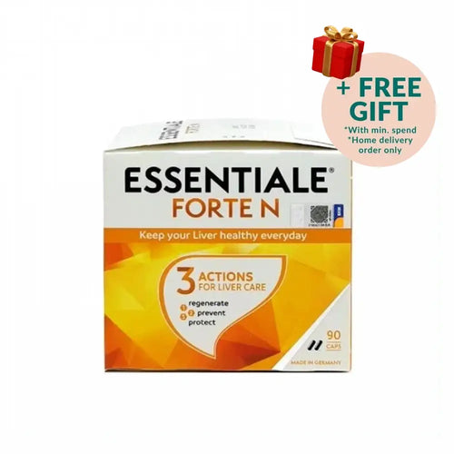 Essentiale Forte N liver supplement box with 90 capsules for liver health and protection