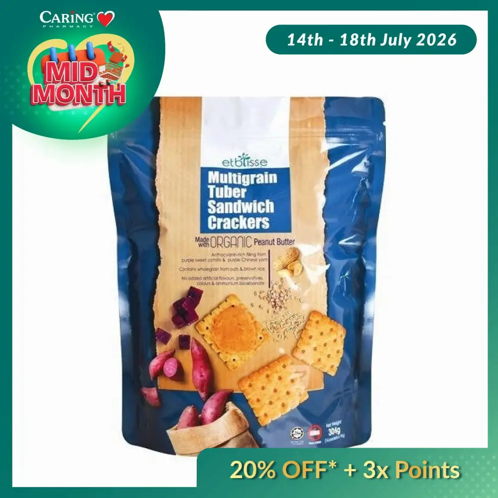 ETBLISSE MULTIGRAIN TUBER SANDWICH CRACKER 19G 16S