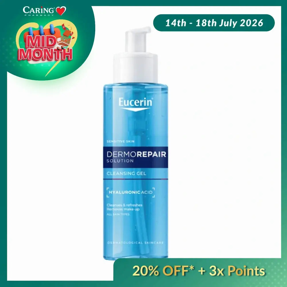 EUCERIN DERMATO CLEAN REFRESHING CLEANSING GEL 200ML