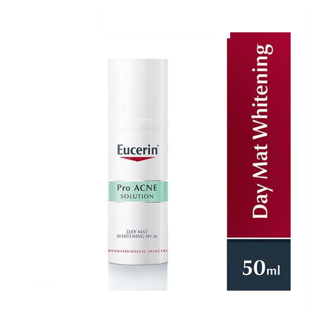 Eucerin ProAcne Day Matt Whitening 50ml for clear skin with SPF30 sun protection