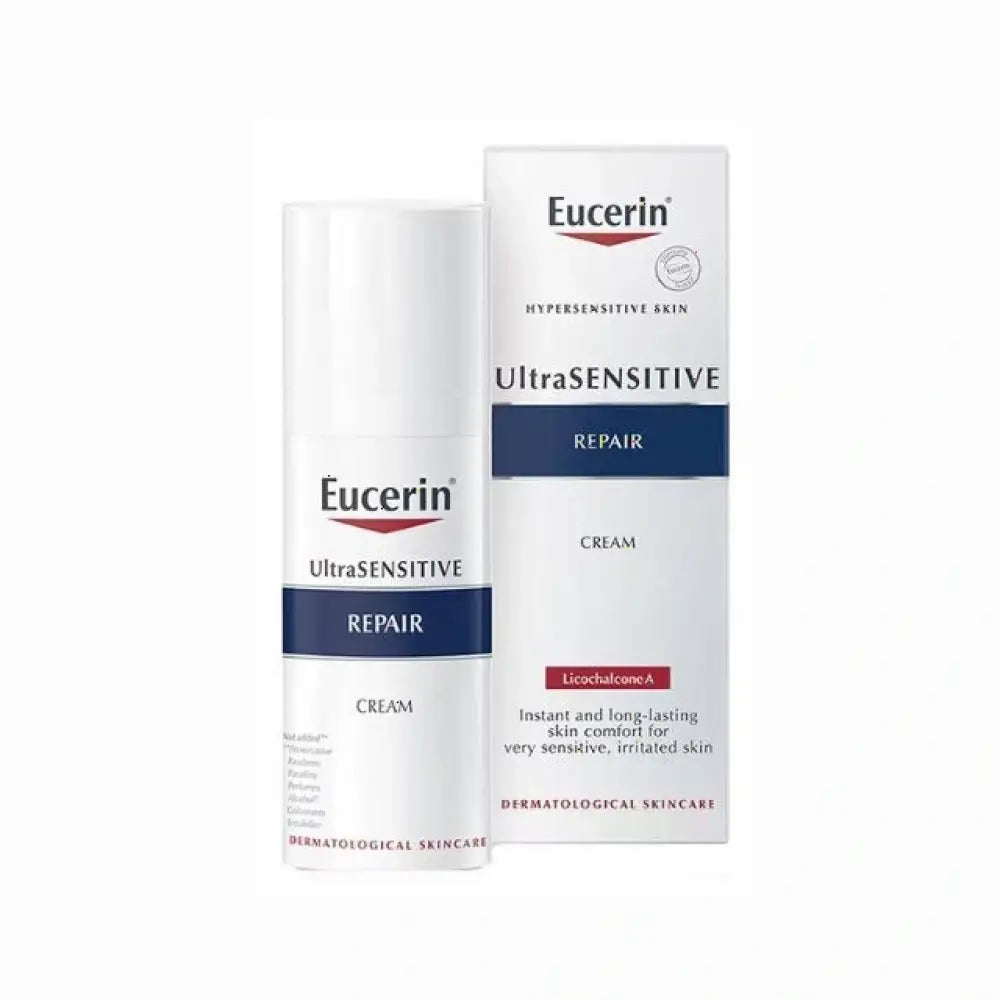 Eucerin Ultra Sensitive Repair Cream for very sensitive and irritated skin with Licocalcone A
