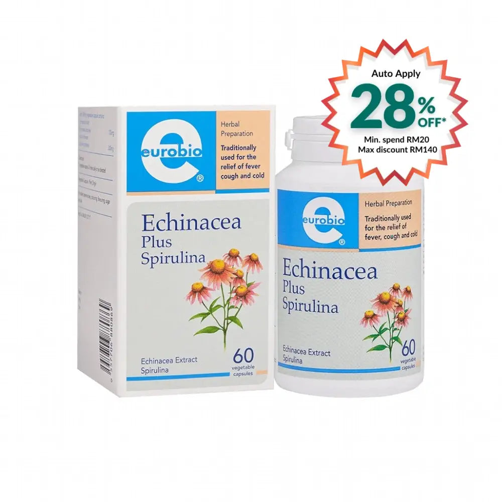 EUROBIO ECHINACEA PLUS SPIRULINA 60S