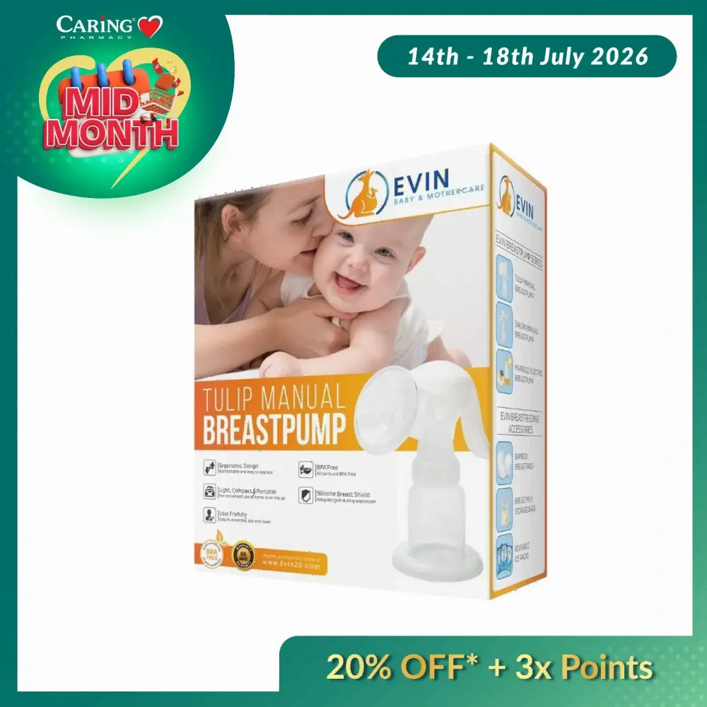 EVIN TULIP MANUAL BREAST PUMP 1S