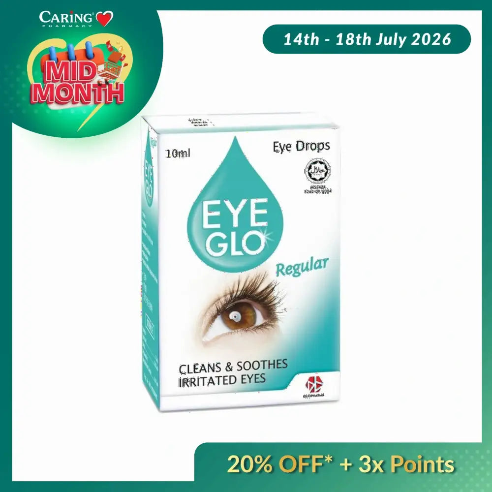EYE GLO REGULAR EYE DROPS 10MLX2 (TP)