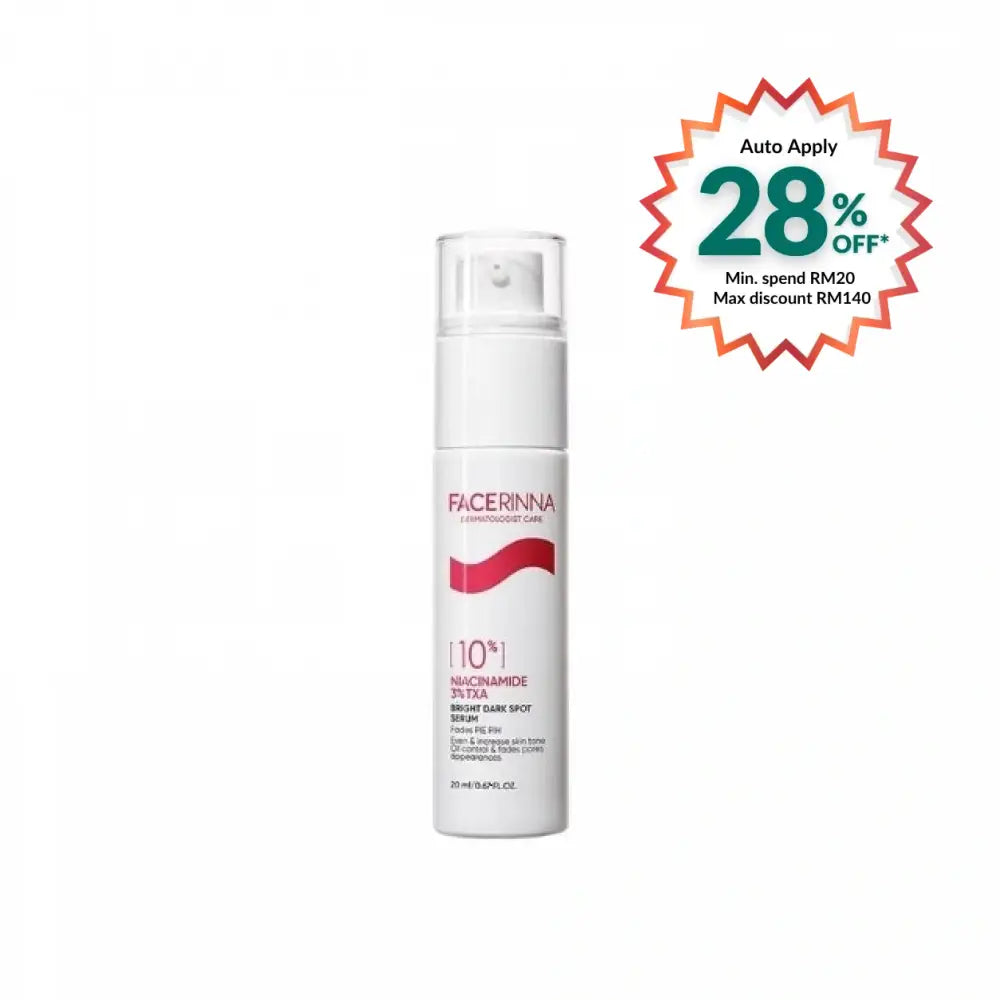 FACERINNA 10% NIA 3% TXA DARK SPOT SERUM 20ML