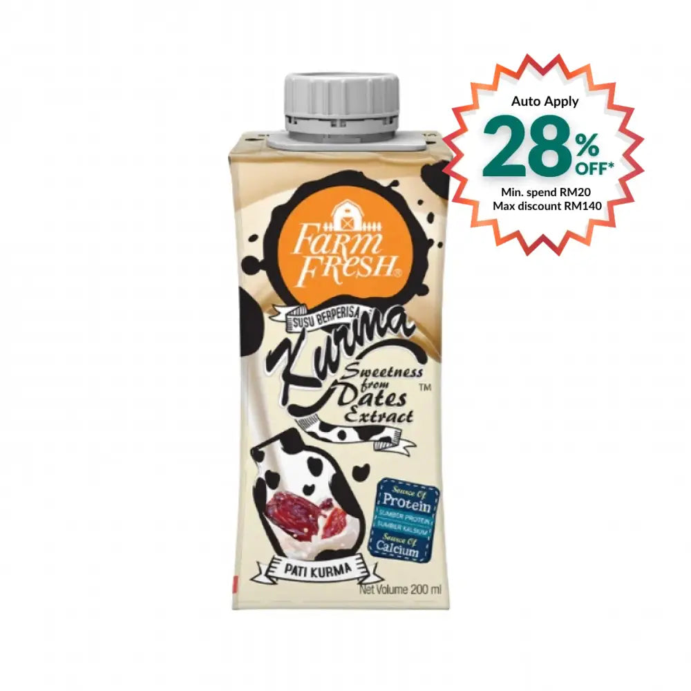 FARM FRESH UHT KURMA MILK 200ML
