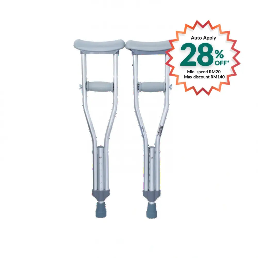 FELCO ALUMINIUM SHOULDER CRUTCHES CHILD (FM801L-S-CN)