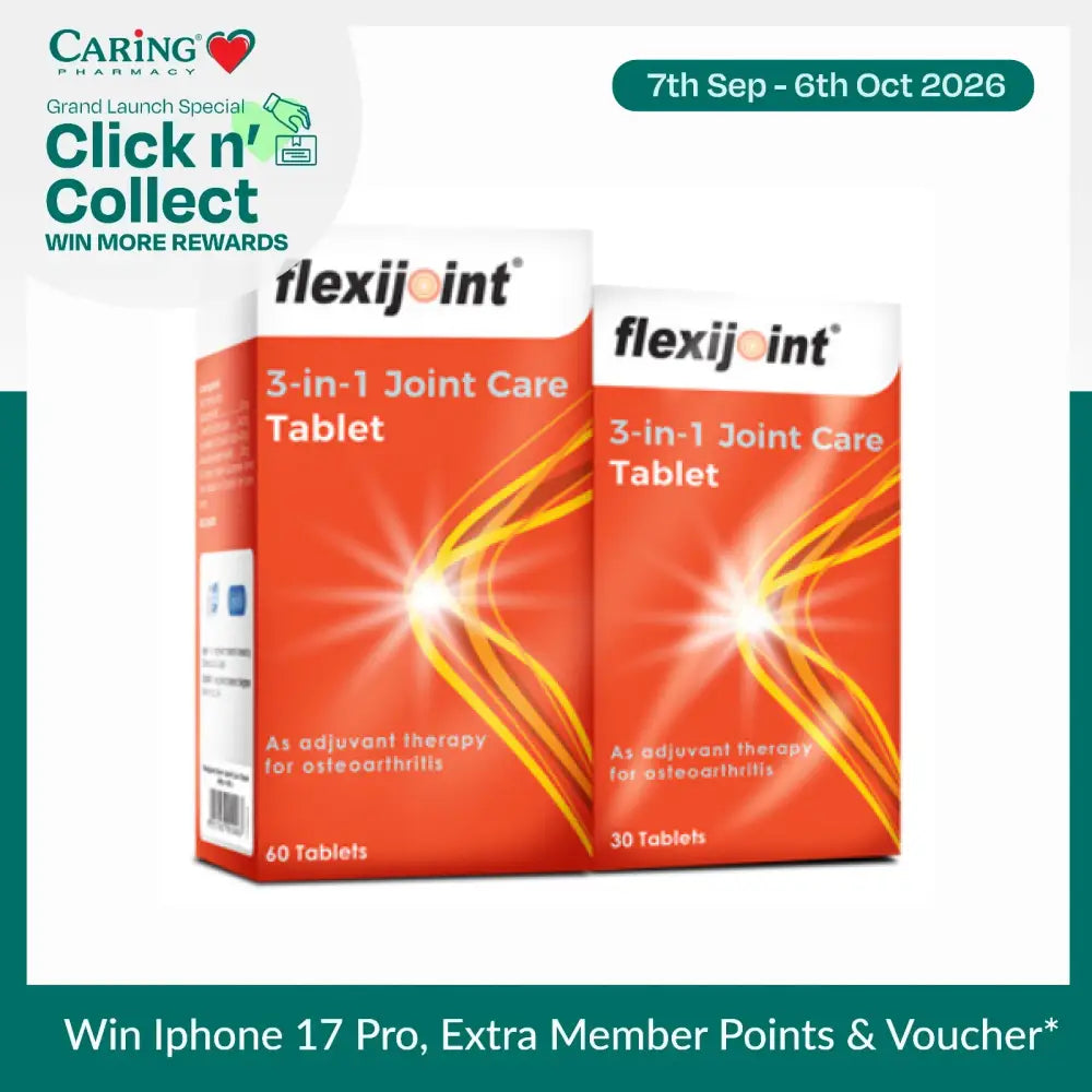 FLEXIJOINT 3 IN 1 JOINT CARE TAB 60S + 30S