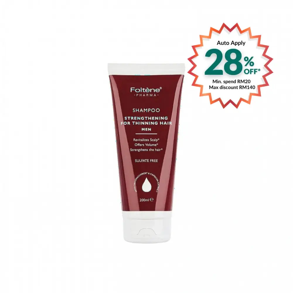 FOLTENE PHARMA MEN HAIR STRENGTHENING SHAMPOO 200ML