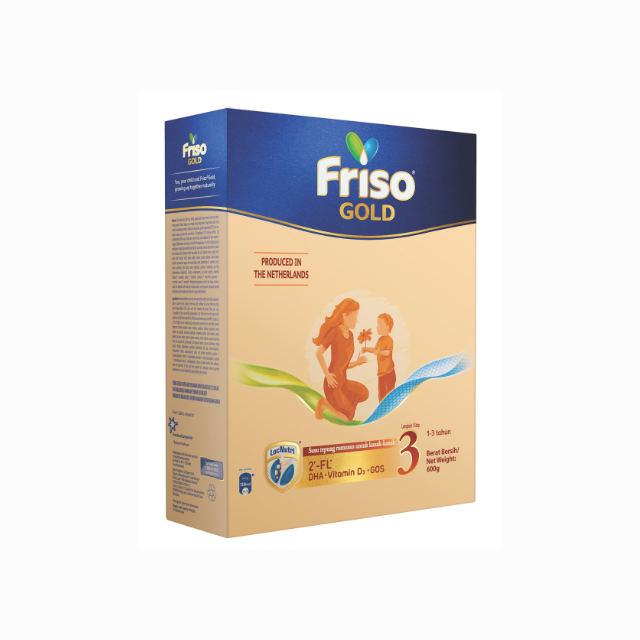 Friso Gold Step 3 milk powder in a 400g box suitable for toddlers aged 1 to 3 years old