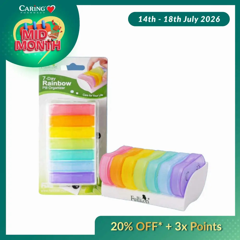FULLICON 7 DAY RAINBOW PILL ORGANIZER MB002