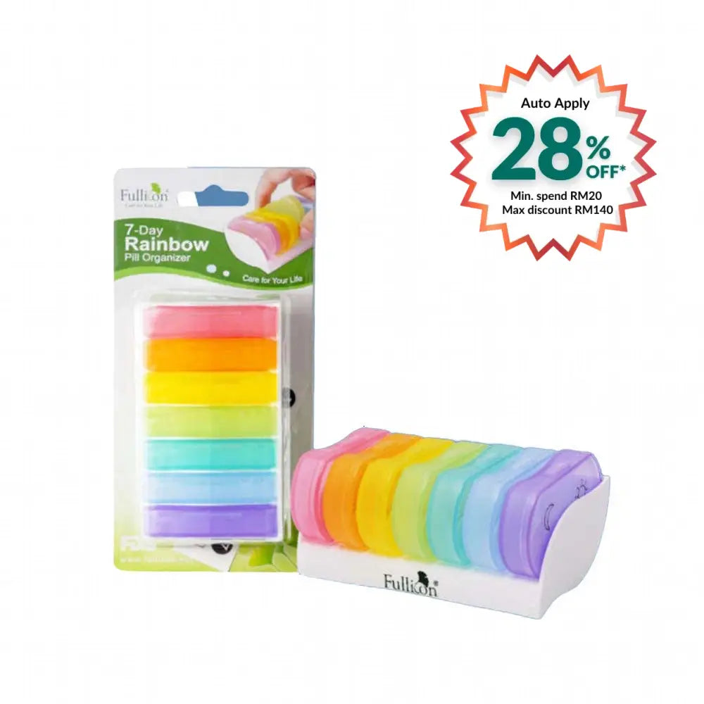 FULLICON 7 DAY RAINBOW PILL ORGANIZER MB002