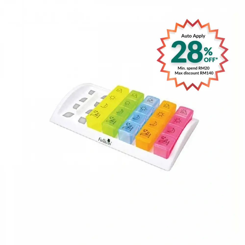 FULLICON DEKSTOP 7 DAY PILL ORGANIZER LARGE MB013