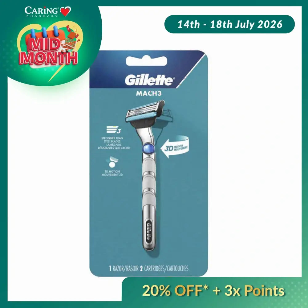 GILLETTE MACH 3 TURBO 3D 2UP RAZOR 1S