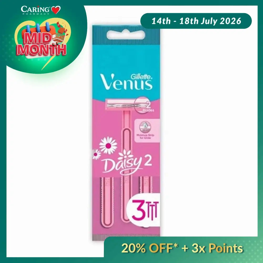 GILLETTE WOMEN DAISY ULTRAGRIP RAZOR 3S
