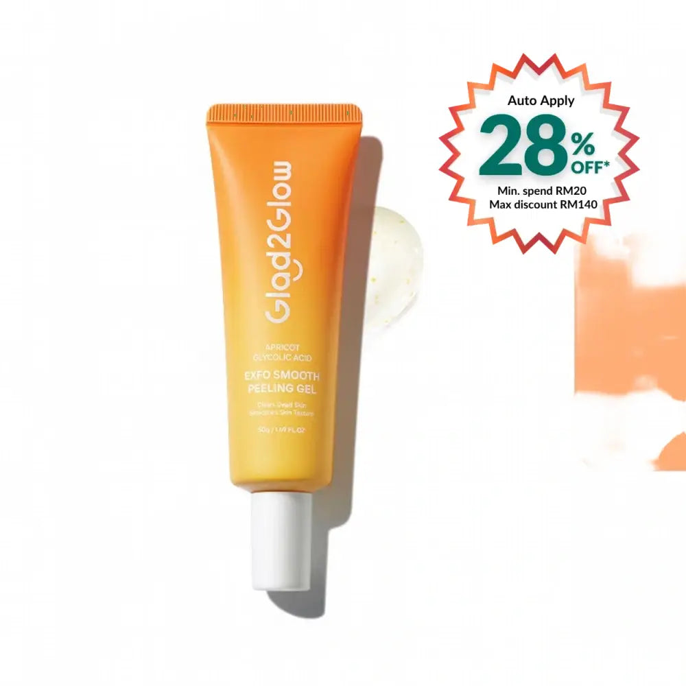GLAD2GLOW APRICOT GLYCOLIC ACID EXFO SMOOTH PEELING GEL 50G
